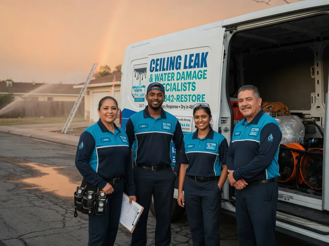 Ceiling Leak Cleanup company in Couderay, WI