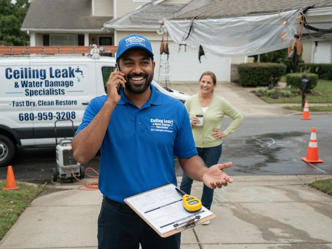 Ceiling Leak Cleanup Couderay, WI FAQs